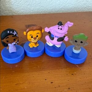 McDonald's Disney Vibrant Character Figurine Set